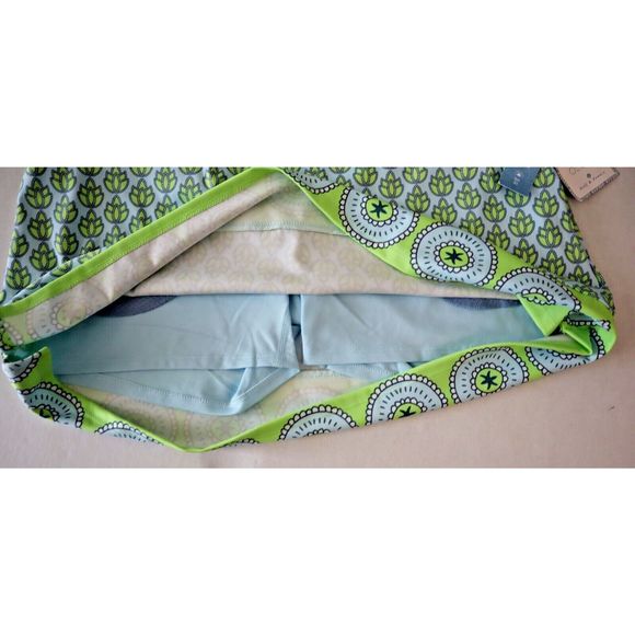 Sigrid Olsen Women's Sz Medium Blue/Green Golf & Tennis Skort w/Pockets - Picture 7 of 9